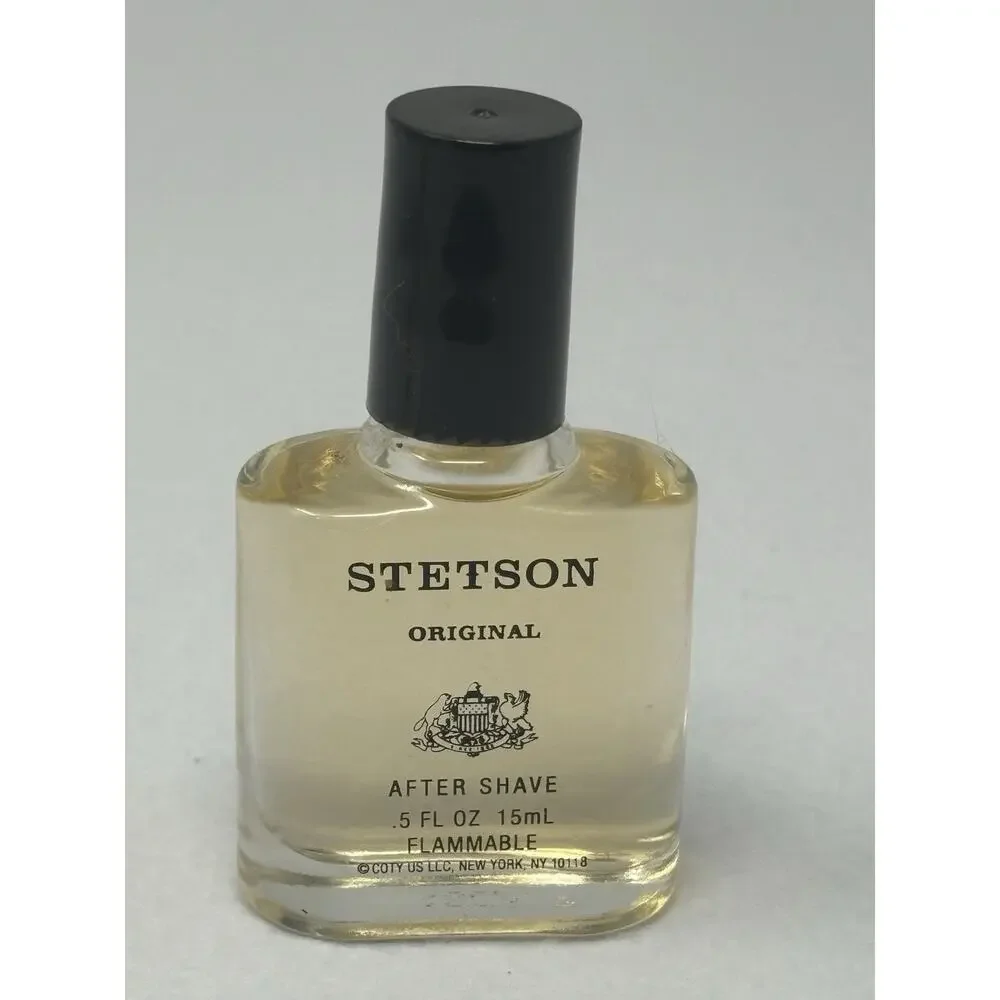 Vintage‎ Coty STETSON After Shave MINI Travel Size 0.5 Oz 15 ml
